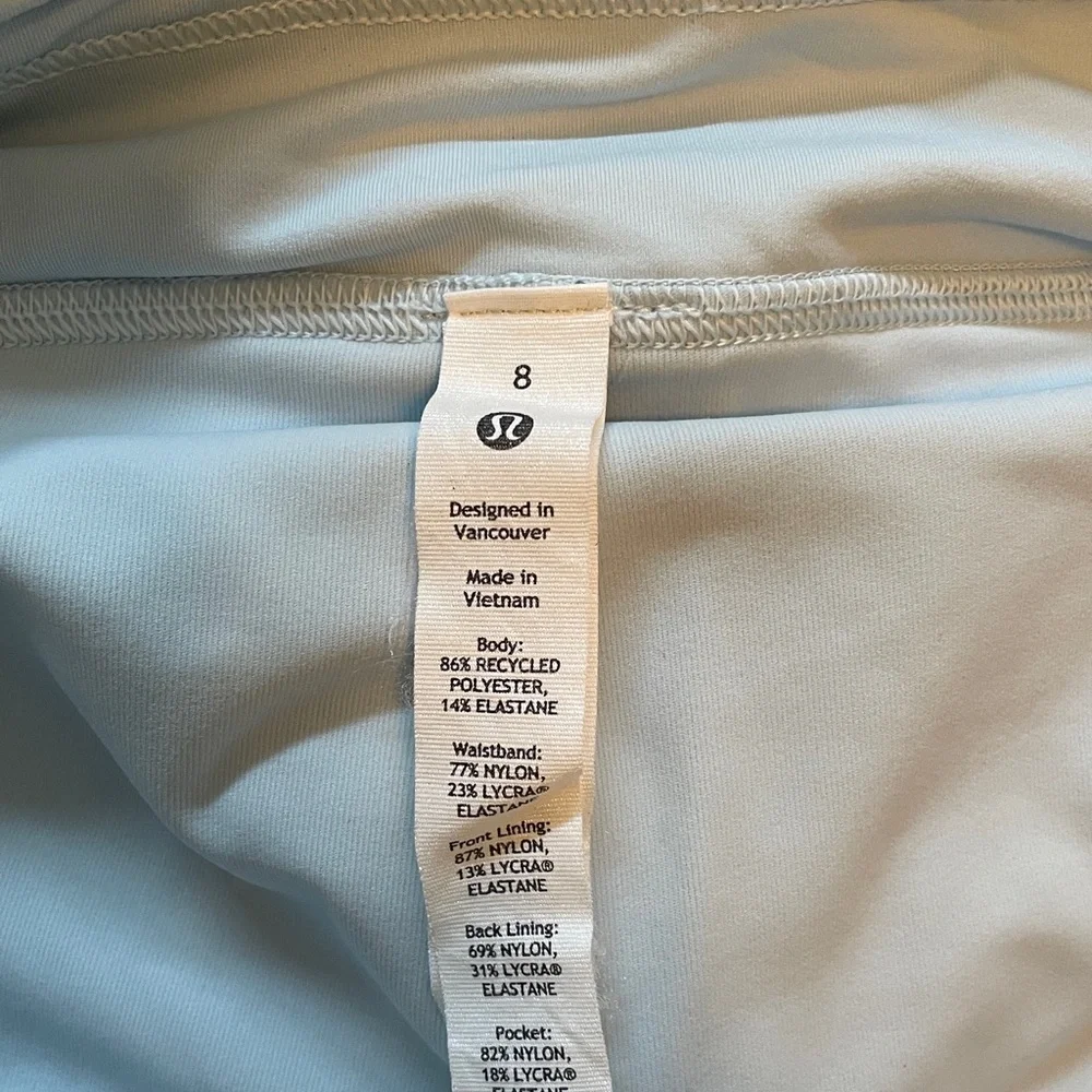 lululemon athletica Light Blue Athletic Skort - Picture 5 of 6